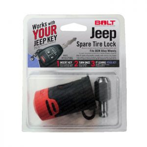 Bolt Jeep Wrangler Spare Tire Lock