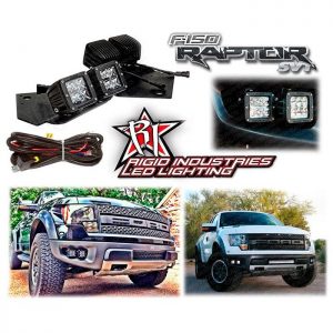 Rigid Industries Ford F150 Raptor Fog Light Replacement Kit - Dually White