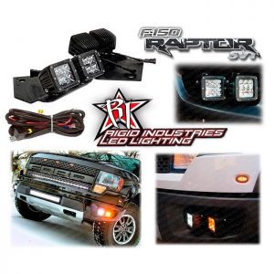 Rigid Industries Ford F150 Raptor SVT Fog Light Kit - Dually White/Amber