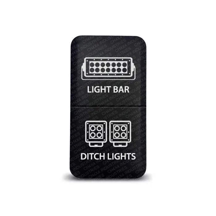 CH4x4 Dual Push Switch for Toyota – Light Bar & Ditch Lights