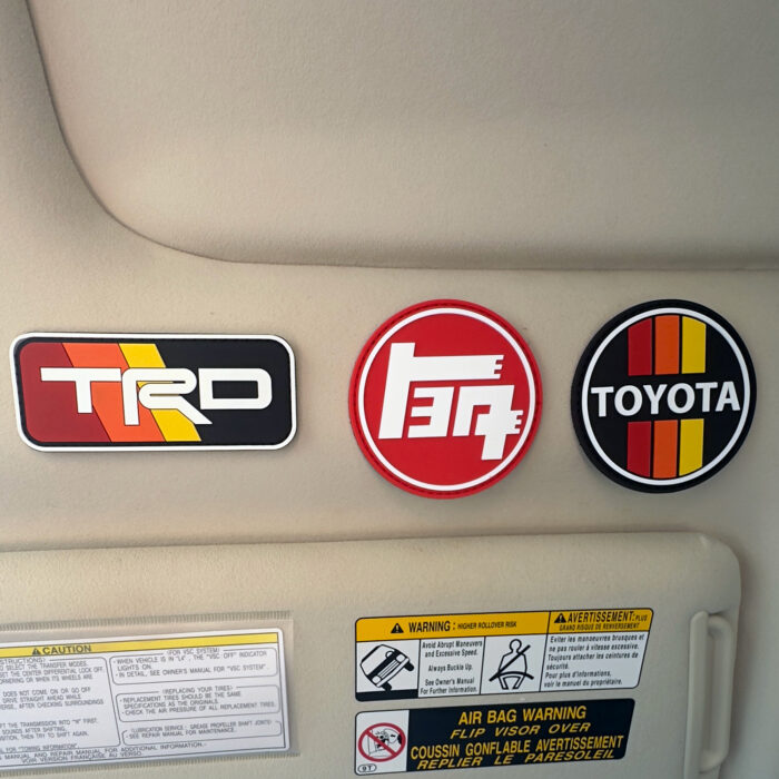 CH4X4 3D PVC Velcro Patches - TEQ Emblem