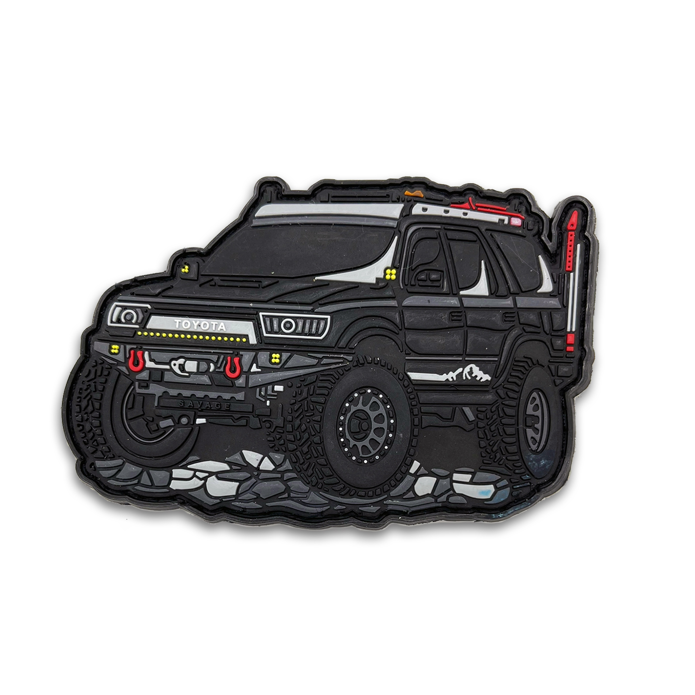 4x4 Overland Jeep 3D PVC Morale Patch – BritKitUSA