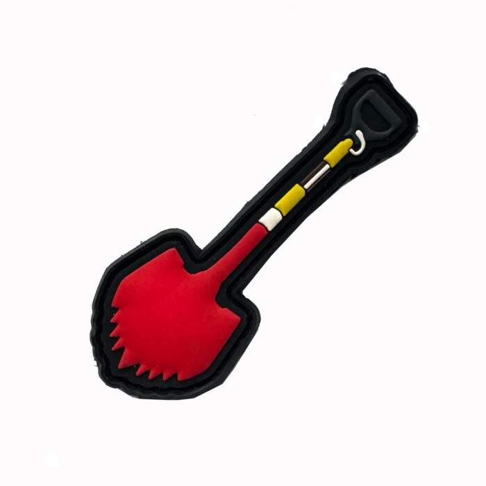 CH4X4 3D PVC Velcro Patches - Camping Shovel