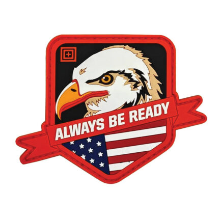 CH4X4 3D PVC Velcro Patches - Always Be Ready Style