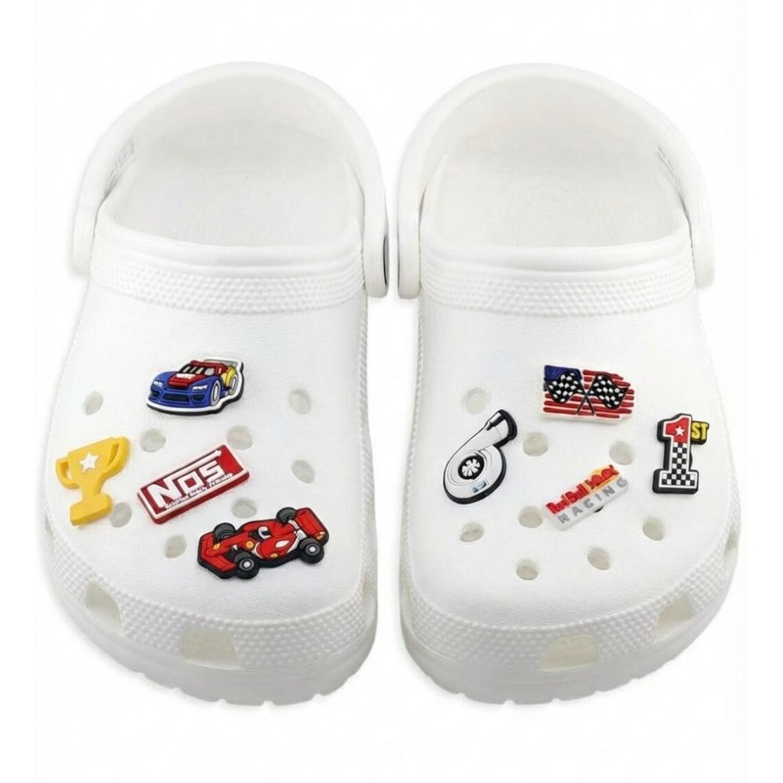 CH4X4 Racing Shoe Charms – Speed-Inspired Accessories for Clogs, Sandals, Sneakers, Bags and Bracelets with Holes