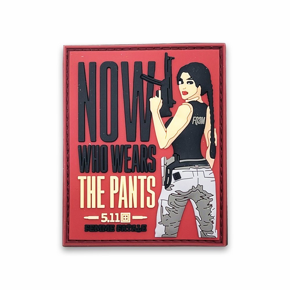 CH4X4 3D PVC Velcro Patches - 5.11 Femme Fatale Style