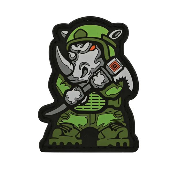 CH4X4 3D PVC Velcro Patches - Tactical Rhino Style