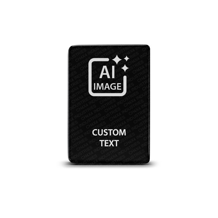 Custom Small Push Switch for Toyota - traction control icon example with custom text
