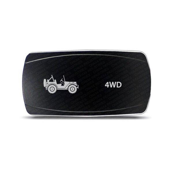 CH4x4 Rocker Switch 4WD Symbol - Horizontal