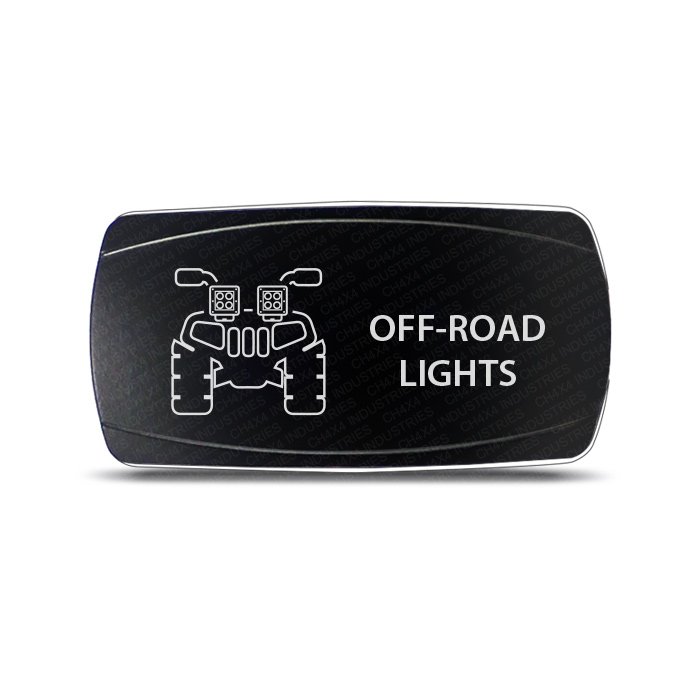 CH4x4 Rocker Switch ATV Lights Symbol - Horizontal