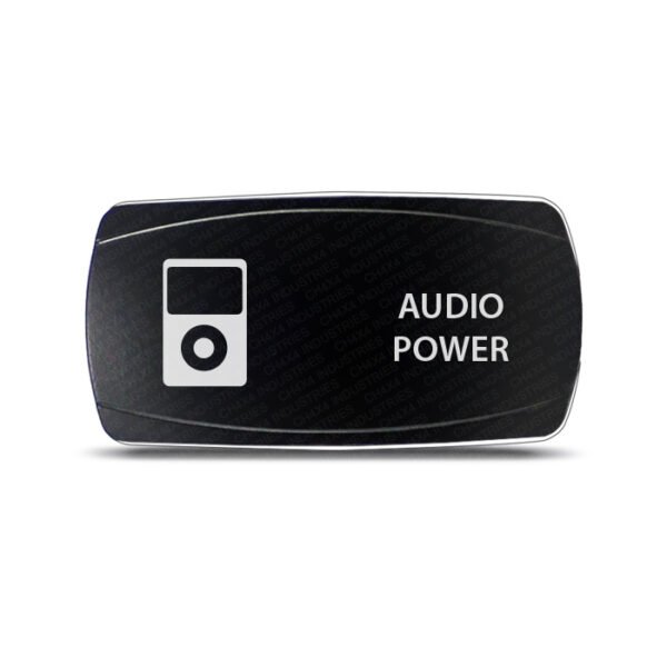 CH4x4 Rocker Switch Audio Power Symbol 3 - Horizontal
