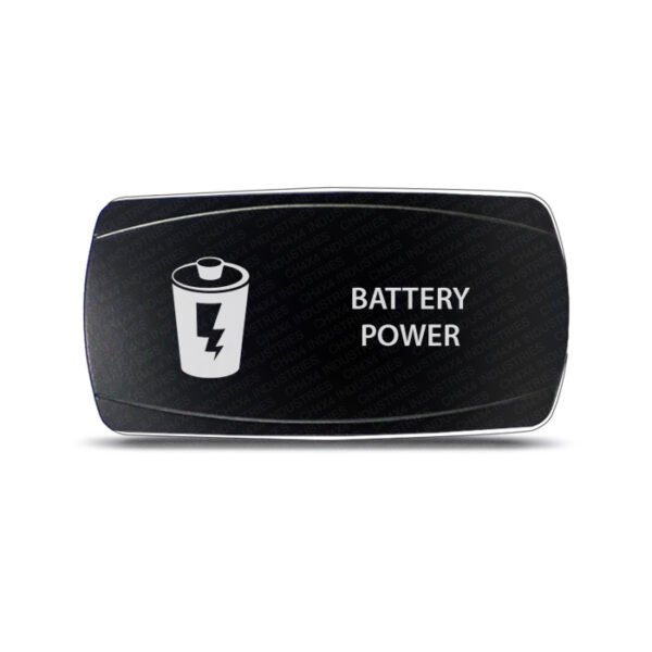 CH4x4 Rocker Switch Battery Power Symbol - Horizontal