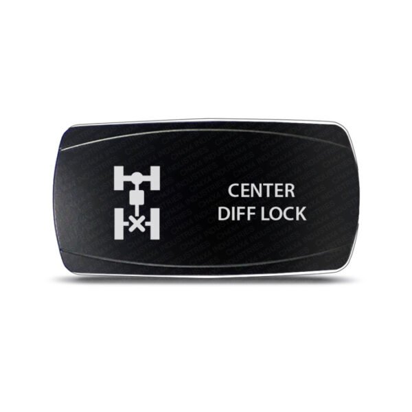 CH4x4 Rocker Switch Center Diff Lock Symbol - Horizontal