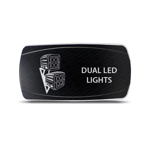 CH4x4 Rocker Switch Dual Led Lights Symbol - Horizontal