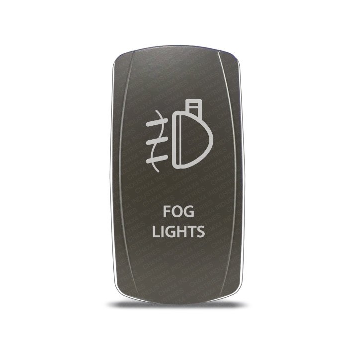 CH4x4 Gray Series Rocker Switch Fog Lights Symbol