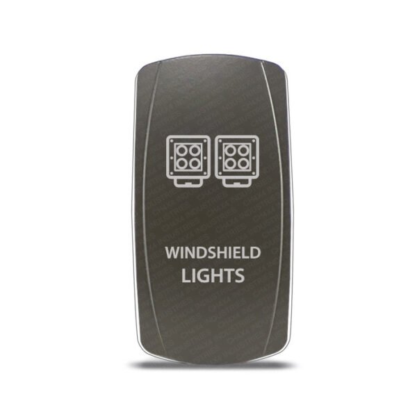 CH4x4 Gray Series Rocker Switch Windshield Lights Symbol