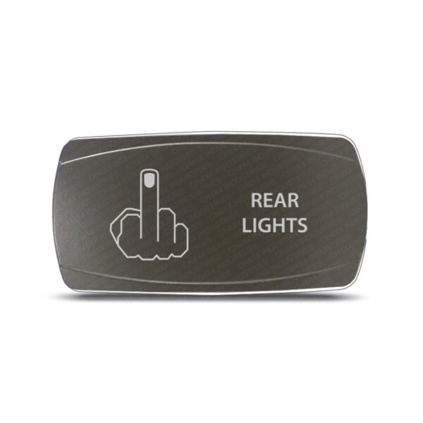 CH4x4 Gray Series Rocker Switch Rear Lights Symbol 2 - Horizontal