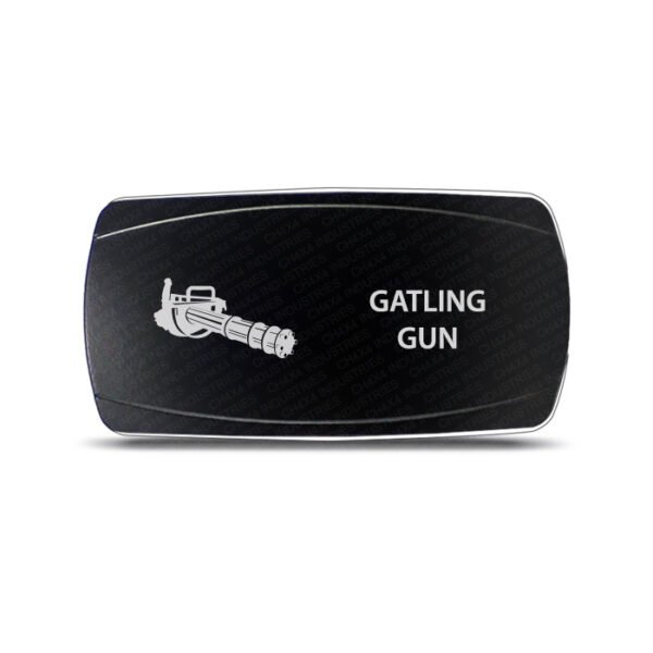 CH4x4 Rocker Switch Gatling Gun Symbol - Horizontal