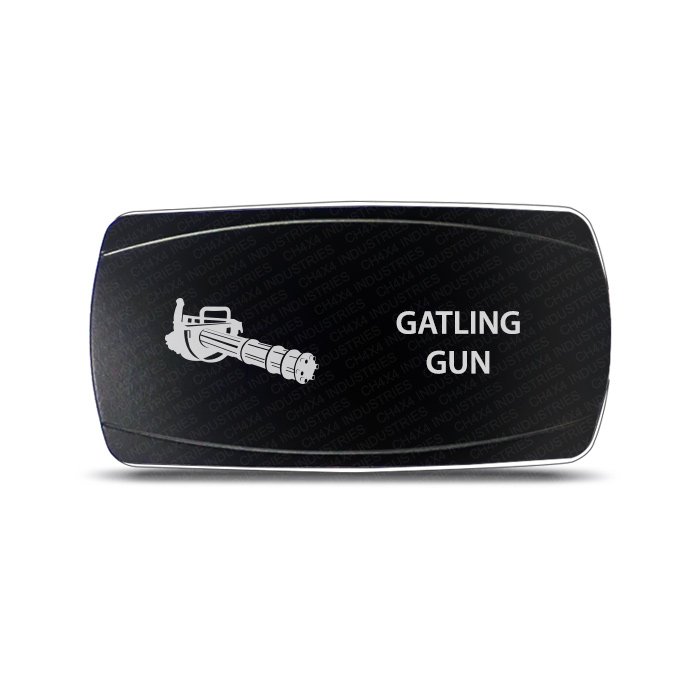 CH4x4 Rocker Switch Gatling Gun Symbol - Horizontal