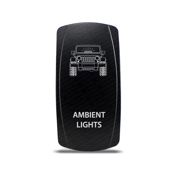 CH4x4 Rocker Switch Jeep JK Ambient Lights Symbol