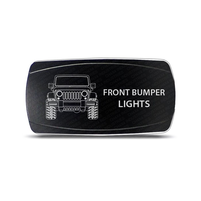 CH4x4 Rocker Switch JK Front Bumber Lights Symbol - Horizontal