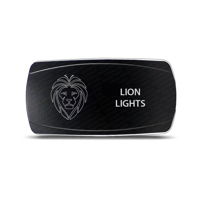 CH4x4 Rocker Switch Lion Lights Symbol - Horizontal