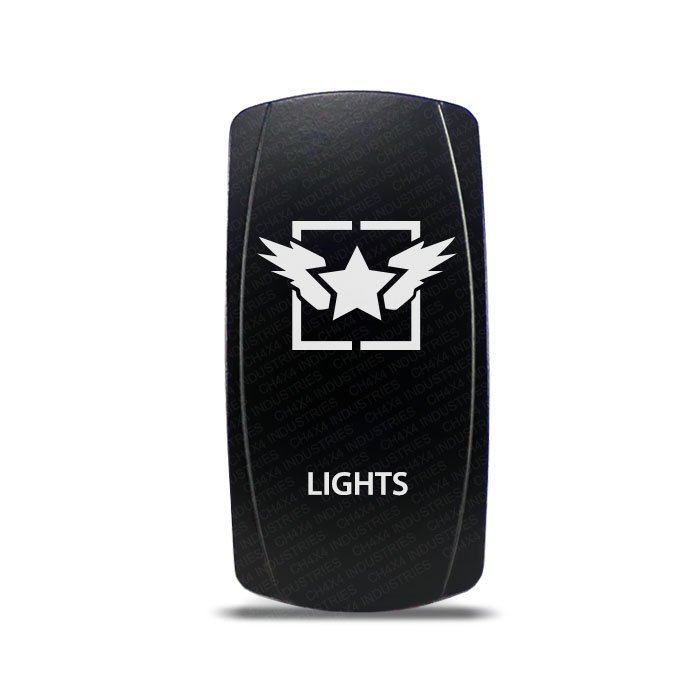 CH4X4 Rocker Switch Military Lights Symbol 11