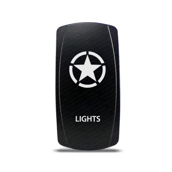 CH4X4 Rocker Switch Military Lights Symbol 18