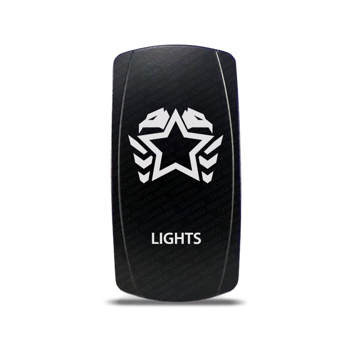 CH4X4 Rocker Switch Military Lights Symbol 3