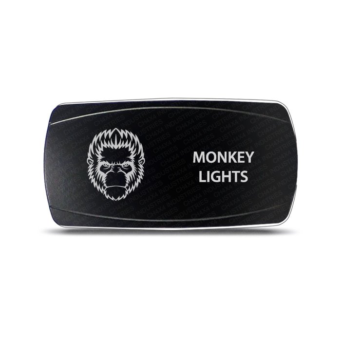 CH4x4 Rocker Switch Monkey Lights Symbol - Horizontal