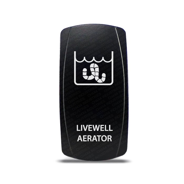 CH4X4 Marine Rocker Switch Livewell Aerator Symbol