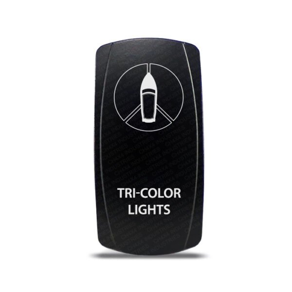 CH4X4 Marine Rocker Switch Tri-Color Lights Symbol