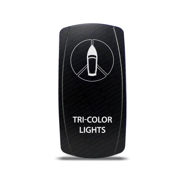 CH4X4 Marine Rocker Switch Tri-Color Lights Symbol