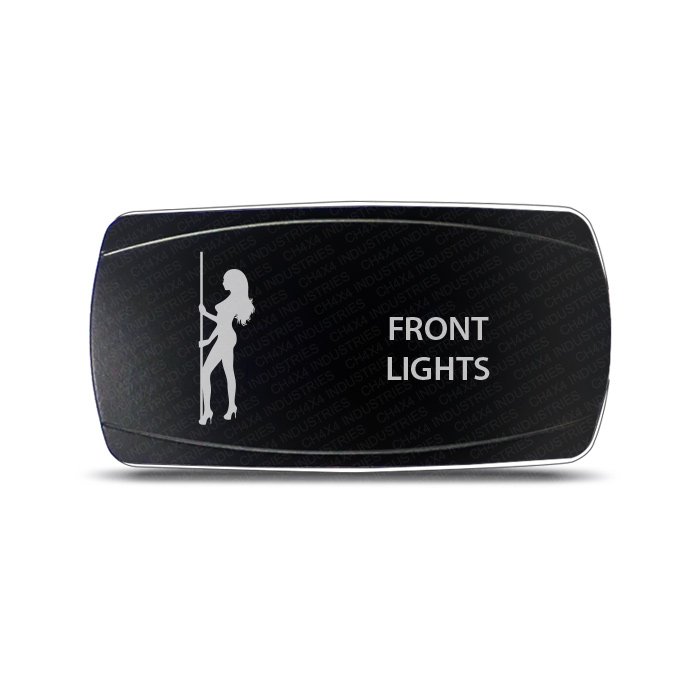 CH4x4 Rocker Switch Front Lights Symbol - Horizontal