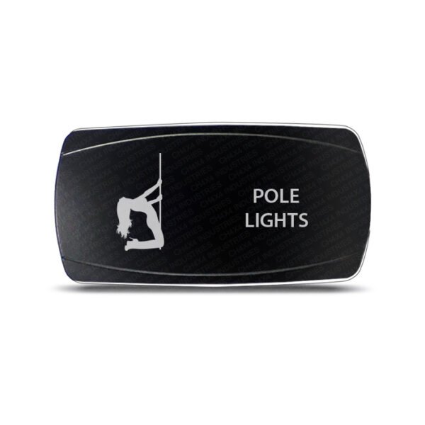 CH4x4 Rocker Switch Pole Lights Symbol - Horizontal