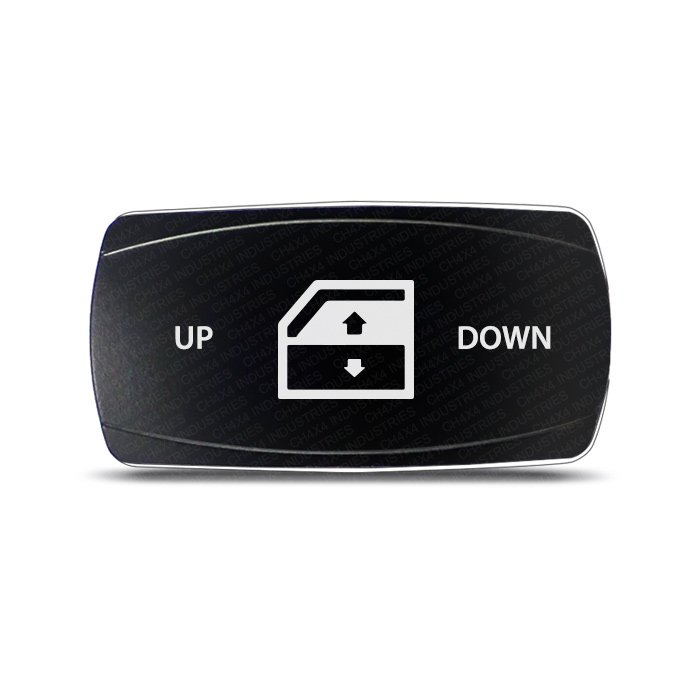 CH4x4 Momentary Rocker Switch Window Symbol 2 - Horizontal