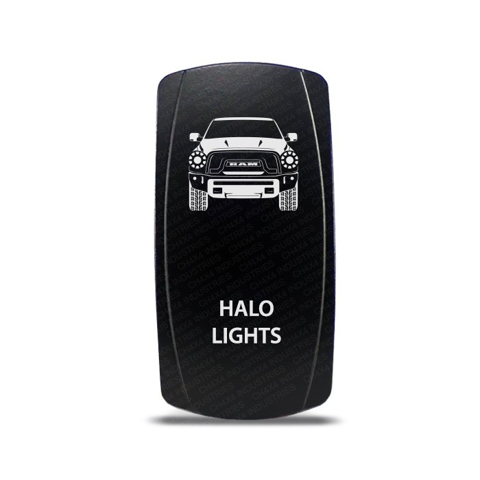 CH4x4 Rocker Switch Dodge Ram Halo Lights Symbol
