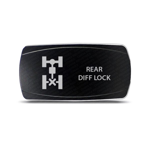 CH4x4 Rocker Switch Rear Diff Lock Symbol - Horizontal