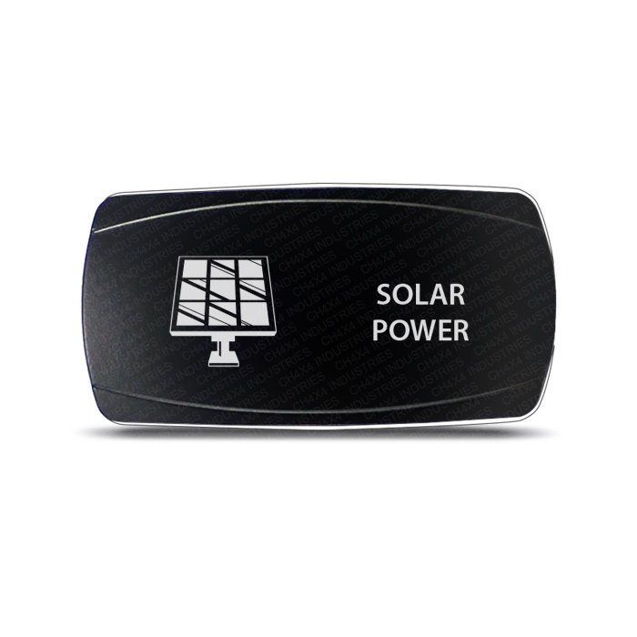 CH4x4 Rocker Switch Solar Power Symbol 2 - Horizontal