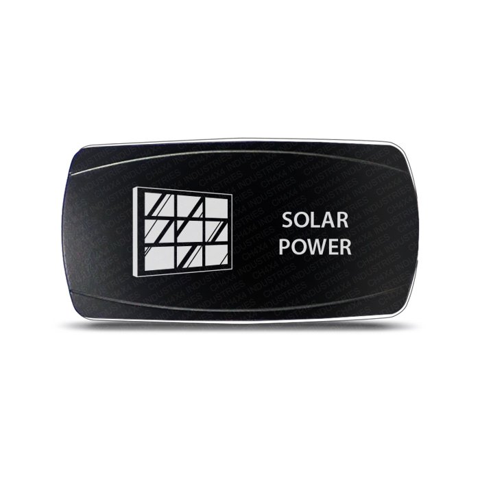 CH4x4 Rocker Switch Solar Power Symbol 3 - Horizontal