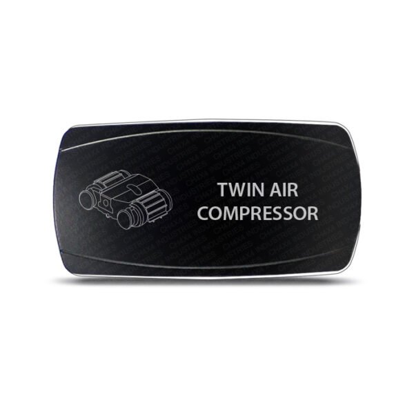 CH4x4 Rocker Switch Twin Air Compressor Symbol - Horizontal