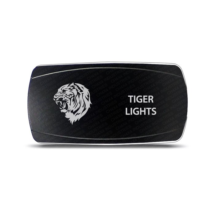 CH4x4 Rocker Switch Tiger Lights Symbol - Horizontal