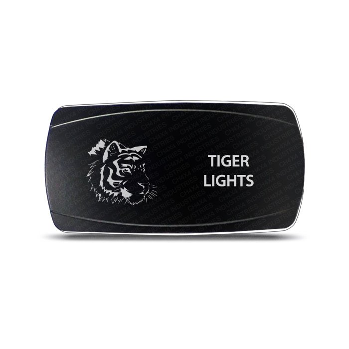 CH4x4 Rocker Switch Tiger Lights Symbol - Horizontal