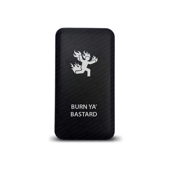 CH4x4 Toyota Push Switch Burn Ya' Bastard Symbol