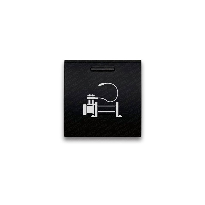 CH4x4 Square Push Switch for Toyota – Air Compressor Symbol 2 - Blue LED