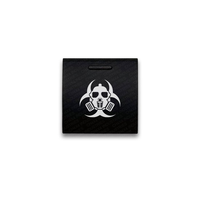CH4x4 Square Push Switch for Toyota – Biohazard Symbol 2 - Blue LED