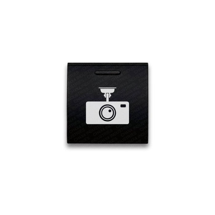 CH4x4 Square Push Switch for Toyota – Camera Symbol 2 - Blue LED