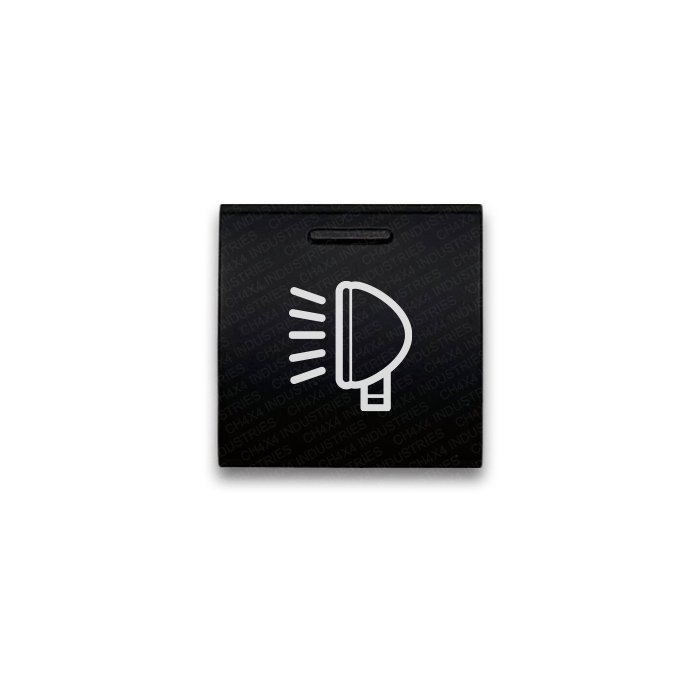 CH4x4 Square Push Switch for Toyota – Flood Lights Symbol - Blue LED