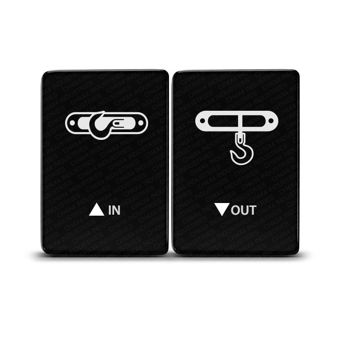 CH4x4 Momentary Small Push Switch for Toyota – IN-OUT Symbol