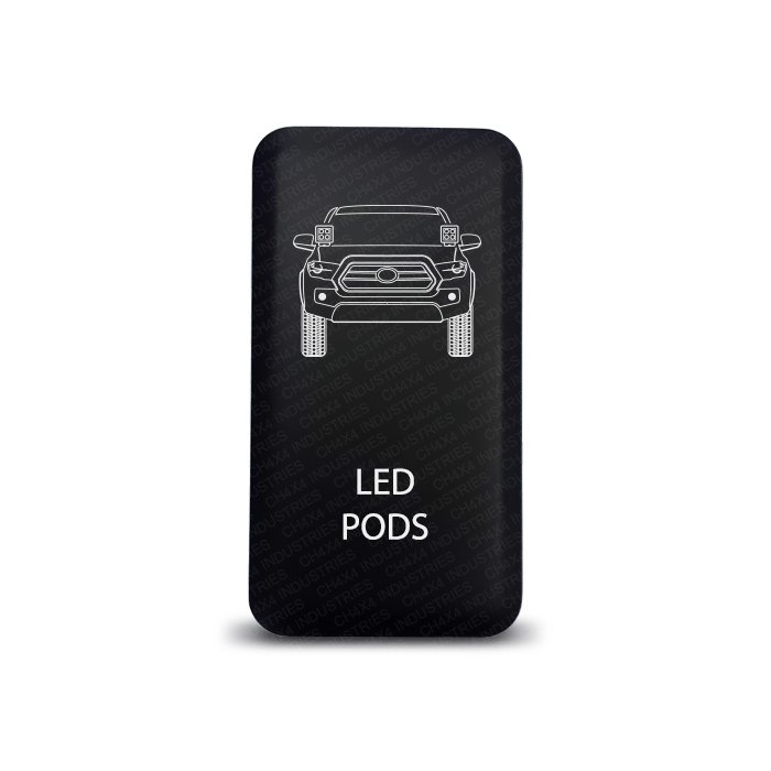 CH4x4 Push Switch for Toyota Tacoma 3rd Gen - LED Pods Symbol